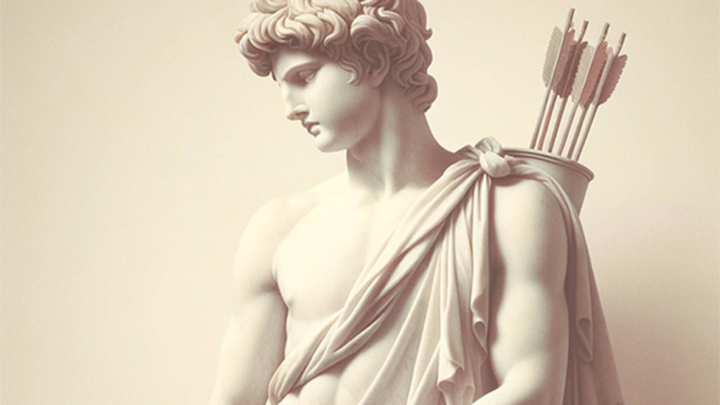 Escultura 3D de Eros, Adios del amor y la pasión. 
