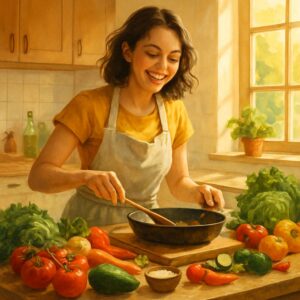 El poder terapéutico de cocinar: creatividad, mindfulness y bienestar emocional